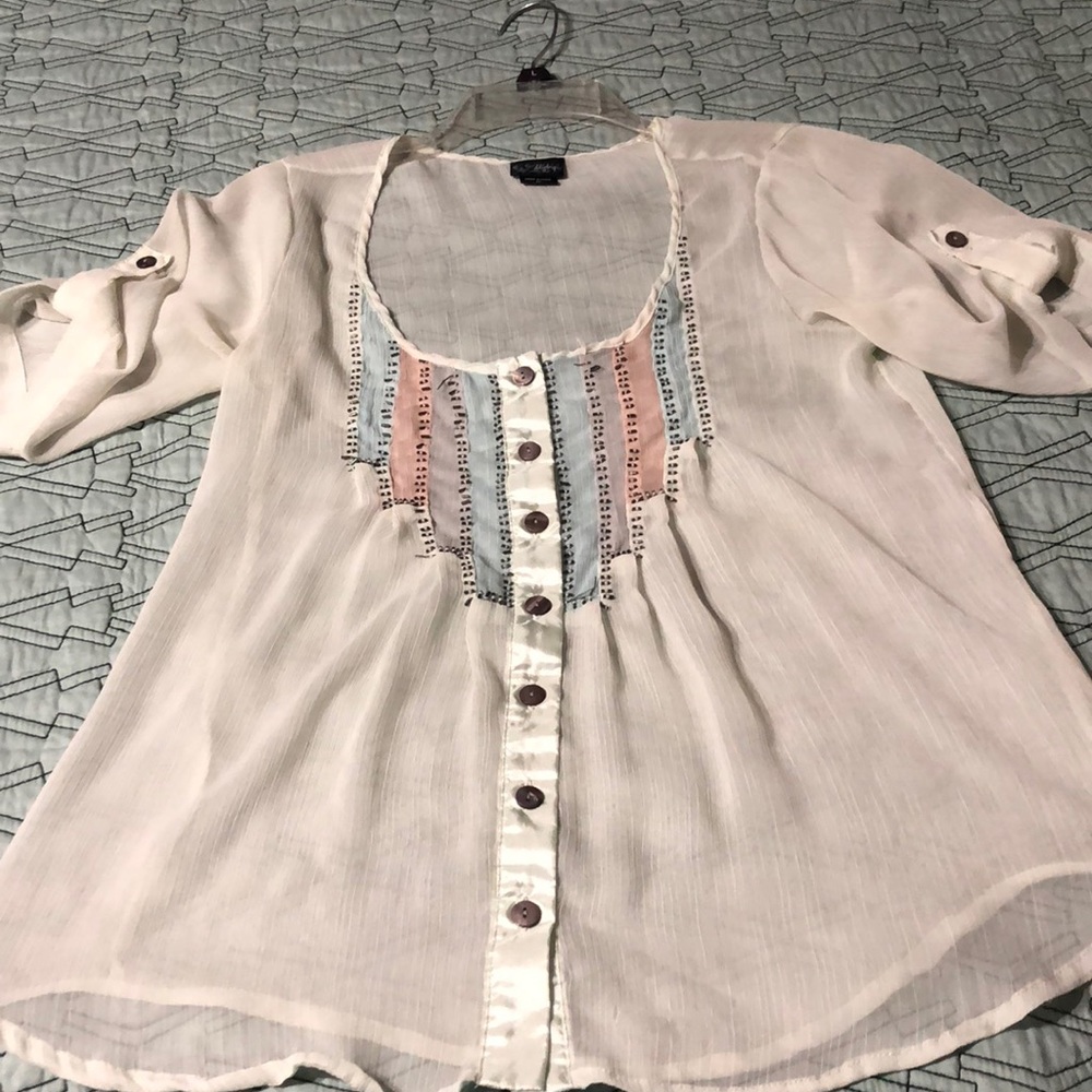 Daytrip Sheer blouse.